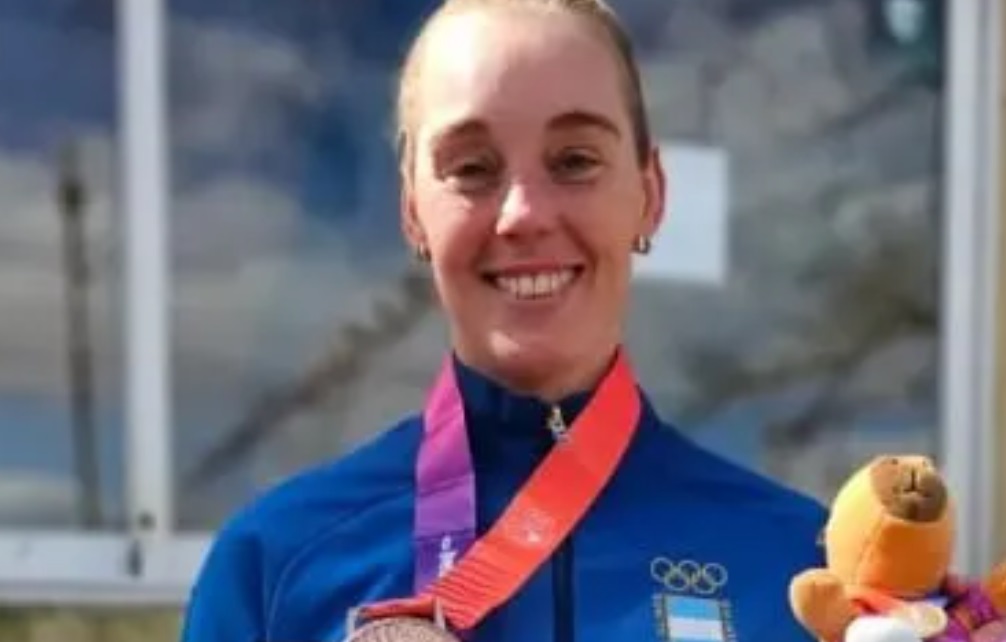 La nadadora Romina Imwinkelried se subió al tercer escalón del podio