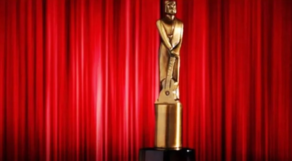 La estatuilla de los Premios Martín Fierro.