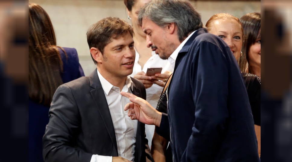 Axel Kicillof y Máximo Kirchner.
